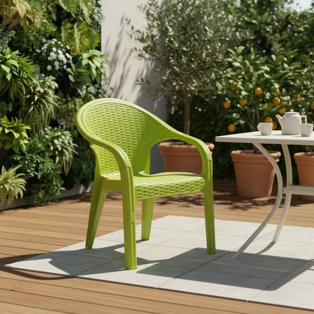 TrendyLivings Sizz Plastic Chair for Home, Garden Plastic Outdoor Chair
