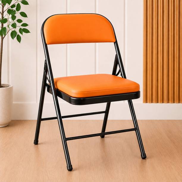 OAK AURA Portable Folding Chair for Home, Office, and Outdoor Use | Space-Saving Chair Metal Outdoor Chair