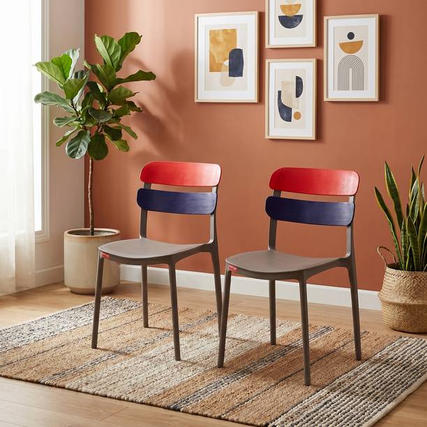 TrendyLivings Marti Chair for Home | Dining Chair | Suitable for Home, Café & Restaurant Plastic Outdoor Chair
