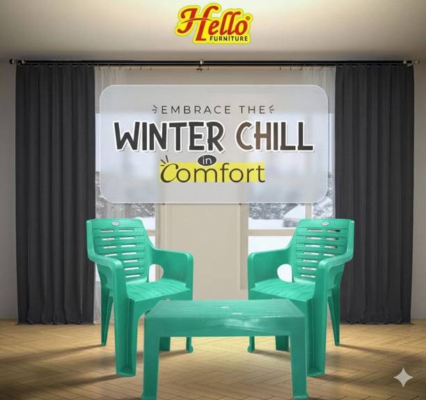 Pal Traders HELLO PREMIUM SUMO Plastic Outdoor Chair