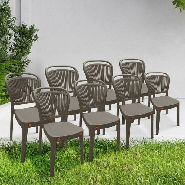 Furniture Yard Mango Salsa Plastic Chair/Stackable Plastic Chair/Strong & Sturdy Structure/ Plastic Outdoor Chair