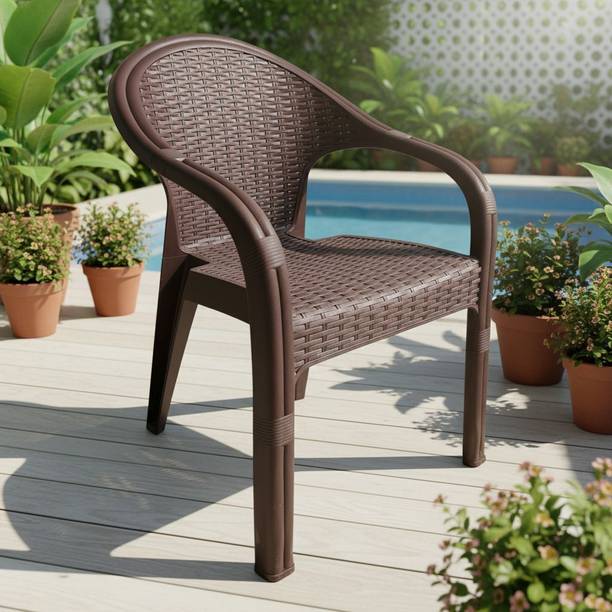 TrendyLivings Sizz Plastic Chair for Home, Garden Plastic Outdoor Chair