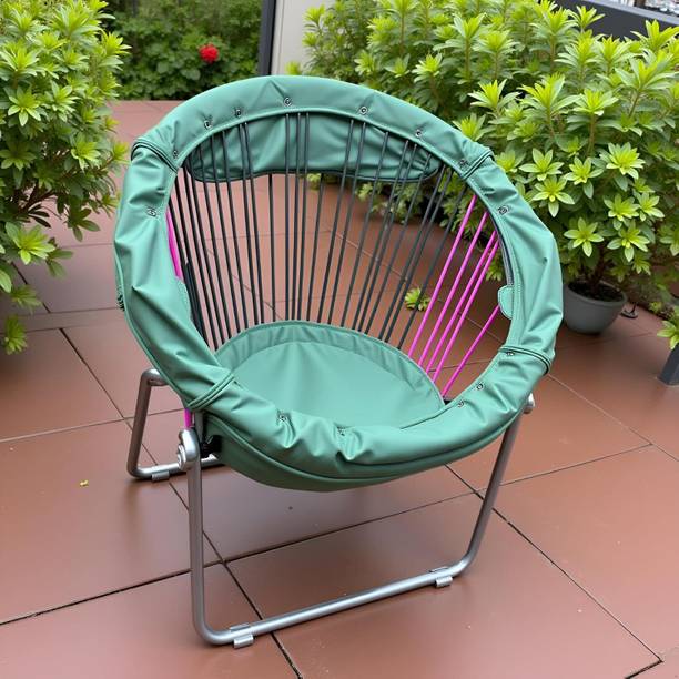 VALAJOGI Comfortable Lounge Chair with Cushion for Garden Balcony Patio Indoor Outdoor Fabric Outdoor Chair