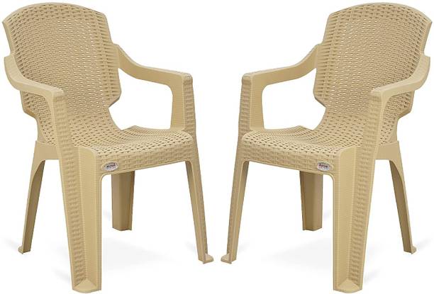 Supreme Mark Rattan Designer Relaxed Back 100% Virgin Plastic Cafeteria Chair