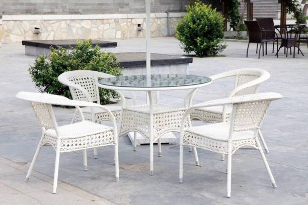 TPF Glass Table & Chair Set