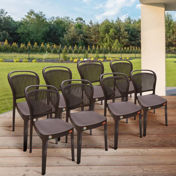 Furniture Yard Mango Salsa Plastic Chair/Stackable Plastic Chair/Strong & Sturdy Structure/ Plastic Outdoor Chair