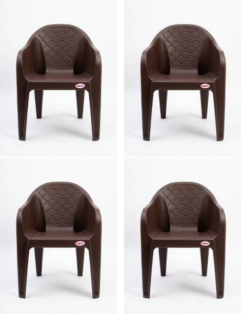 next NPPL ULTIMATE Plastic Outdoor & Indoor Arm Chair for Home, Garden, Balcony & Office Plastic Outdoor Chair