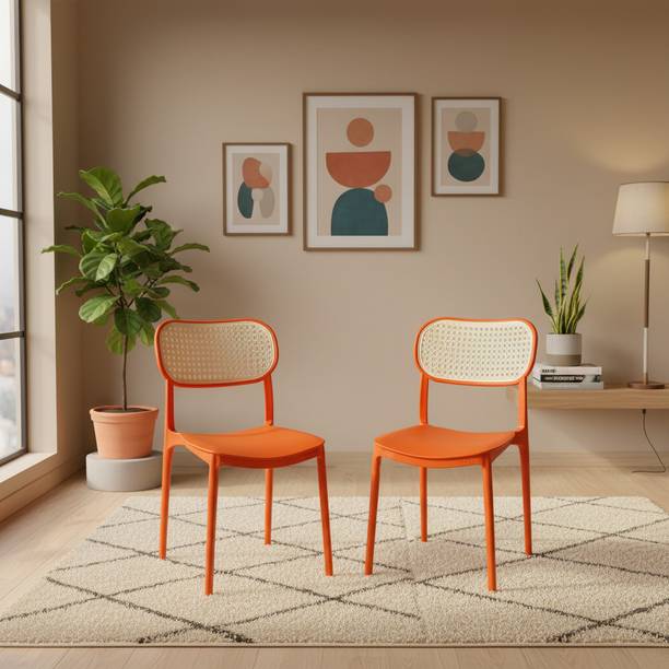 TrendyLivings Chair for Home | Dining Chair | Suitable for Home, Café & Restaurant Plastic Outdoor Chair