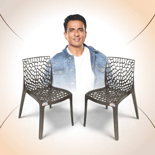 AVRO furniture Spider Heavy Duty, Durable, Stackable, Indoor & Outdoor Use, Living Room Kursi, Plastic Outdoor Chair