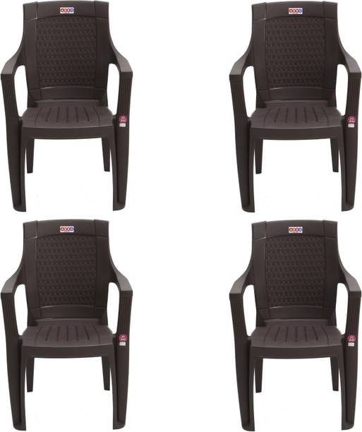 AVRO furniture 7756 Heavy Duty, Durable, Stackable, Indoor & Outdoor Use, Living Room Kursi, Plastic Outdoor Chair
