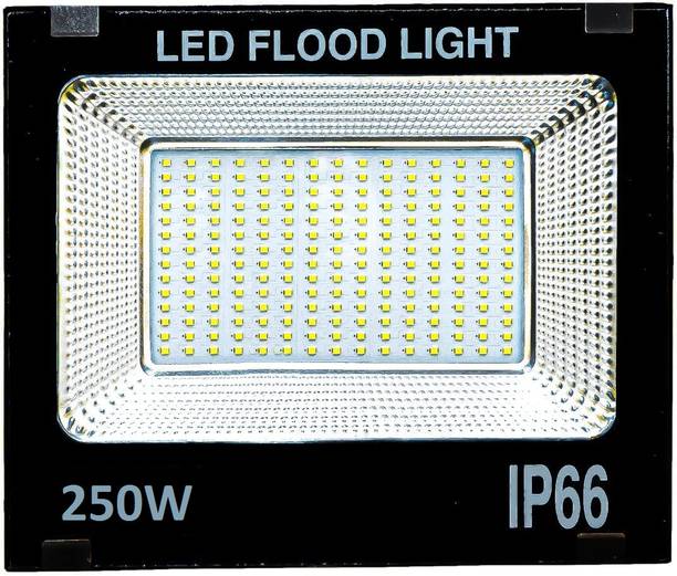 Banyan Ultra Thin Slim Ip66 LED Cool White Waterproof- 250W,Pack of 1 Flood Light Outdoor Lamp