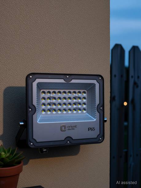 Orient Electric Razor Plus 50W with IP65 LED50WFL-65KIP65D Flood Light Outdoor Lamp