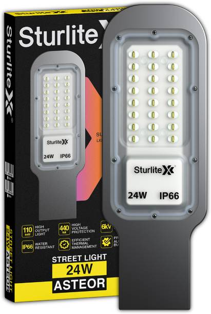 Sturlite Asteor 24W LED Street Light - (Pack of 1) (L-G-0060-24W) Flood Light Outdoor Lamp Grey