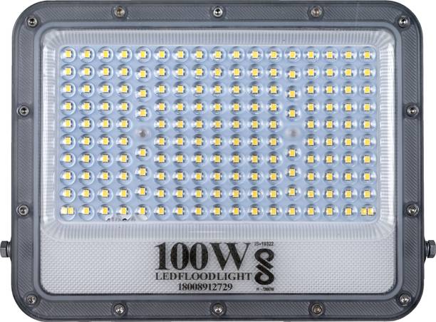 Flipkart SmartBuy 100W BIS Approved LENS DOB LED Flood Halogen Light With 2 Year Warranty - Pack of 1 Flood Light Outdoor Lamp