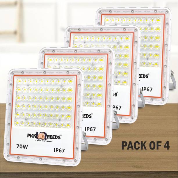 Daily Needs Shop Bright LED 70W Lens Flood Lamp IP67 Waterproof With Extension Bracket Flood Light Outdoor Lamp
