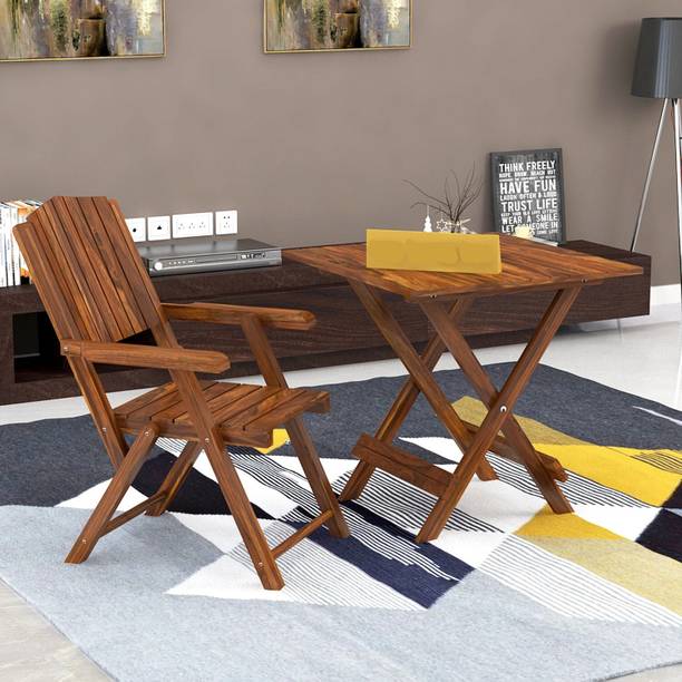 FLIPWOOD Solid Wood Table & Chair Set