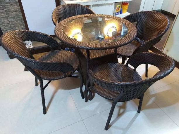 WildMonk Metal Table & Chair Set