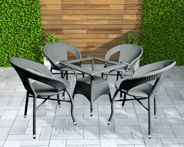 Flipkart Perfect Homes Cane Table & Chair Set