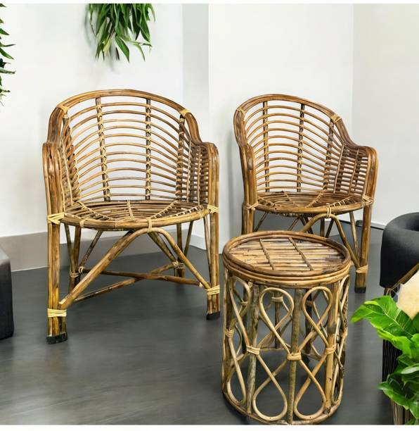 QUEES Cane Table & Chair Set