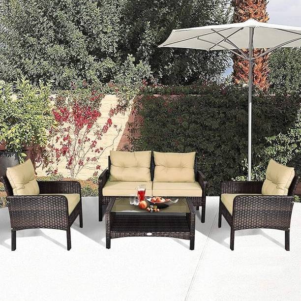 HOLYSOUL Metal Table & Chair Set