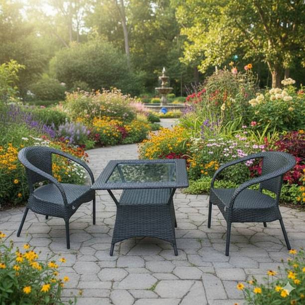 VRIDDHI HOMES Metal Table & Chair Set