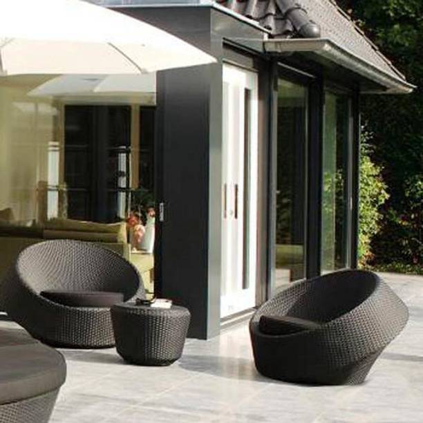 Jiomee Furniture Cane Table & Chair Set