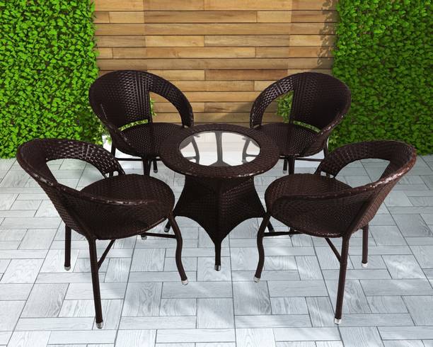 Flipkart Perfect Homes Cane Table & Chair Set