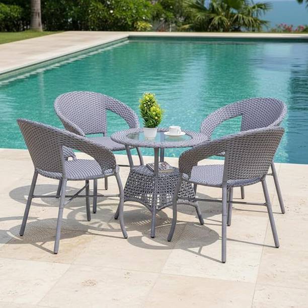 LOCCUS Metal Table & Chair Set