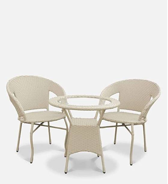 PM CRAFTS Metal Table & Chair Set