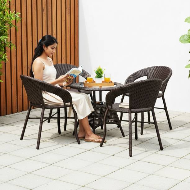 DEVOKO Metal Table & Chair Set