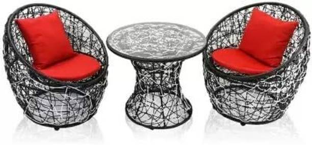 WildMonk Synthetic Fiber Table & Chair Set