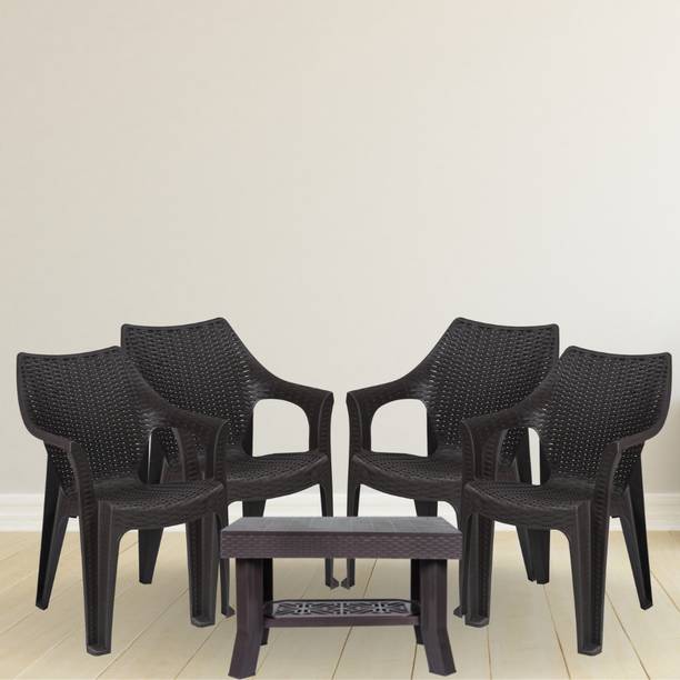 homezy Plastic Table & Chair Set