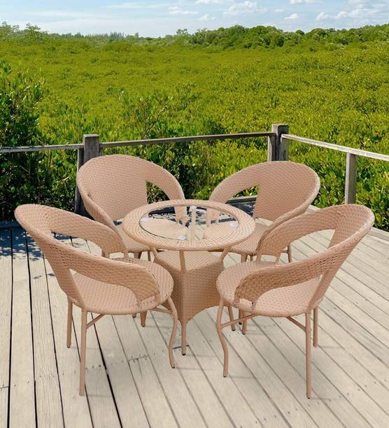 Aadya Craft Synthetic Fiber Table & Chair Set