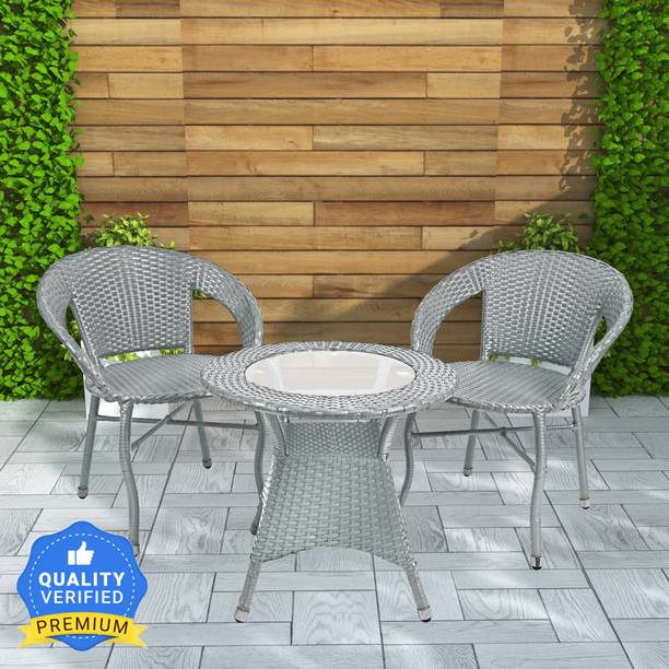 Flipkart Perfect Homes Cane Table & Chair Set