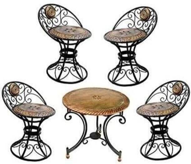 REHMAT ART AND CRAFTS Solid Wood Table & Chair Set