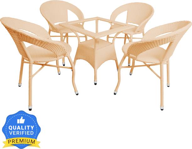 BRISHI Cane Table & Chair Set