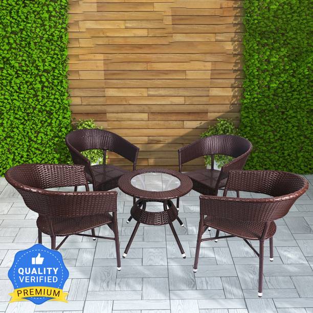 Flipkart Perfect Homes Cane Table & Chair Set