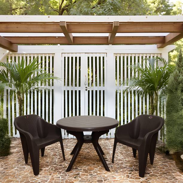 HOMIBOSS Plastic Table & Chair Set