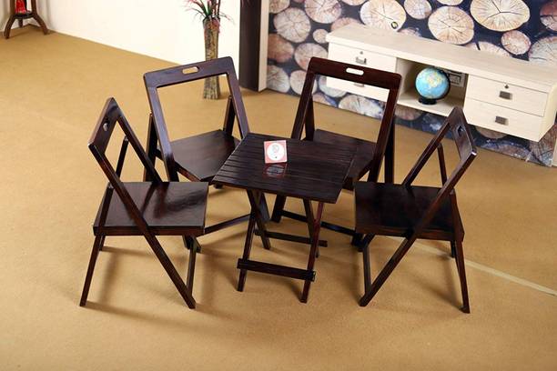 Allie Wood Solid Wood Table & Chair Set