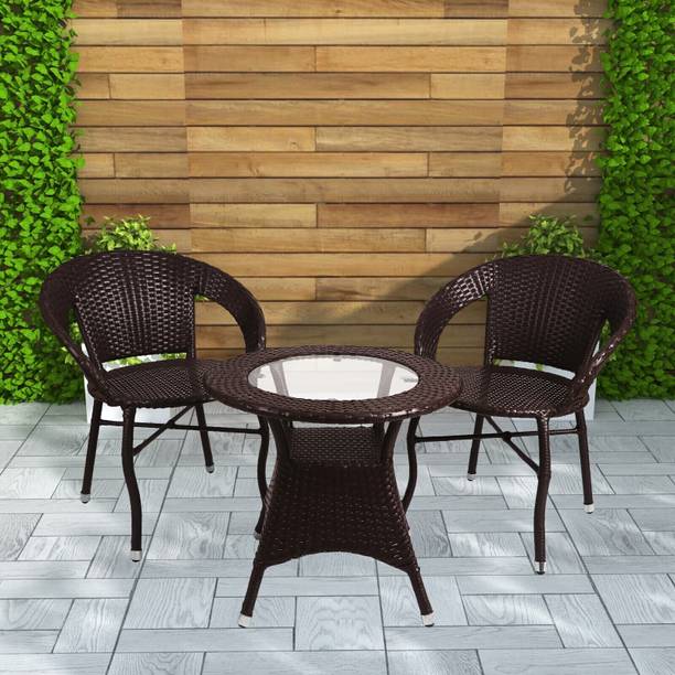 Furnspace Cane Table & Chair Set