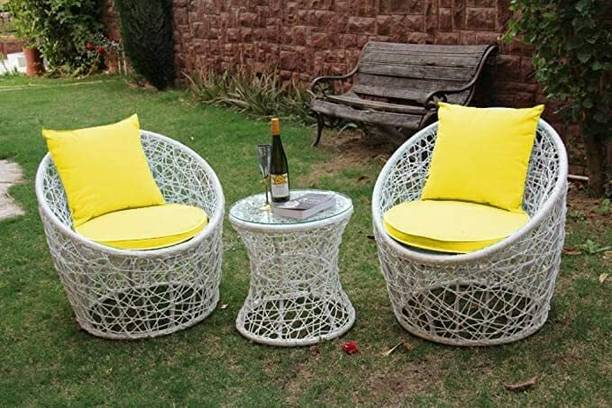 WildMonk Synthetic Fiber Table & Chair Set