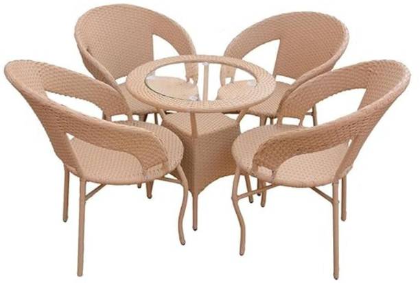 VRIDDHI HOMES Metal Table & Chair Set