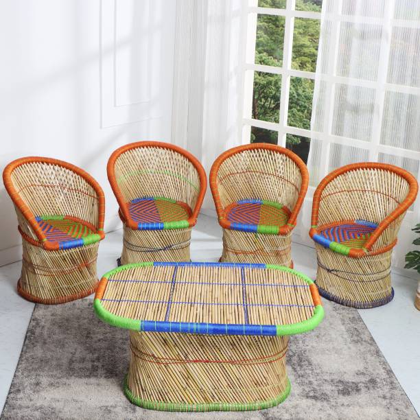 FurniGully Bamboo Table & Chair Set