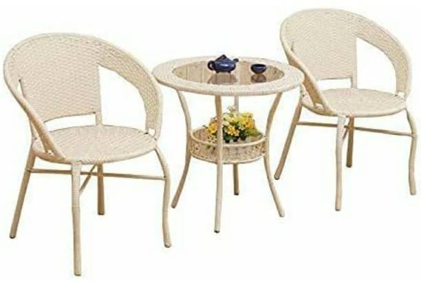 Charan traders Synthetic Fiber Table & Chair Set