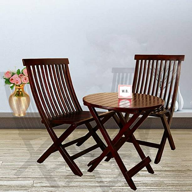 WhiteBeard Solid Wood Table & Chair Set