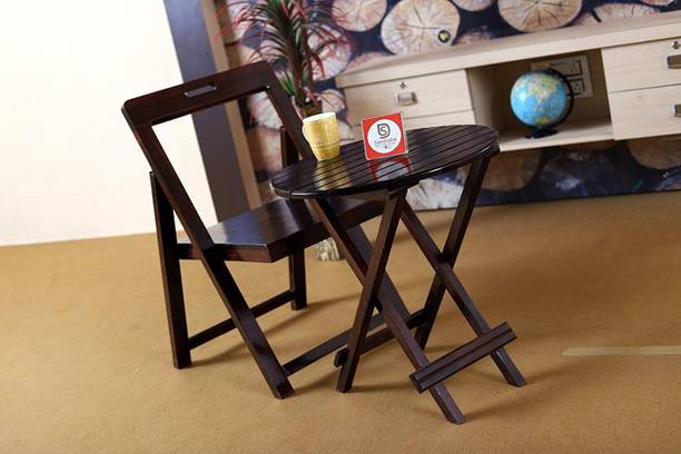 Allie Wood Solid Wood Table & Chair Set