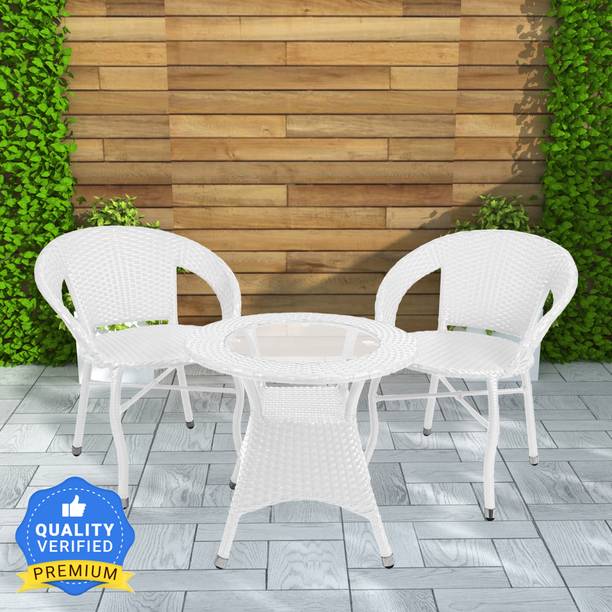 Flipkart Perfect Homes Cane Table & Chair Set