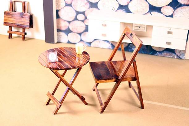 Allie Wood Solid Wood Table & Chair Set