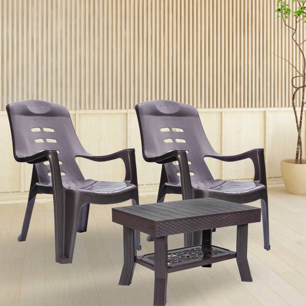 homezy Plastic Table & Chair Set