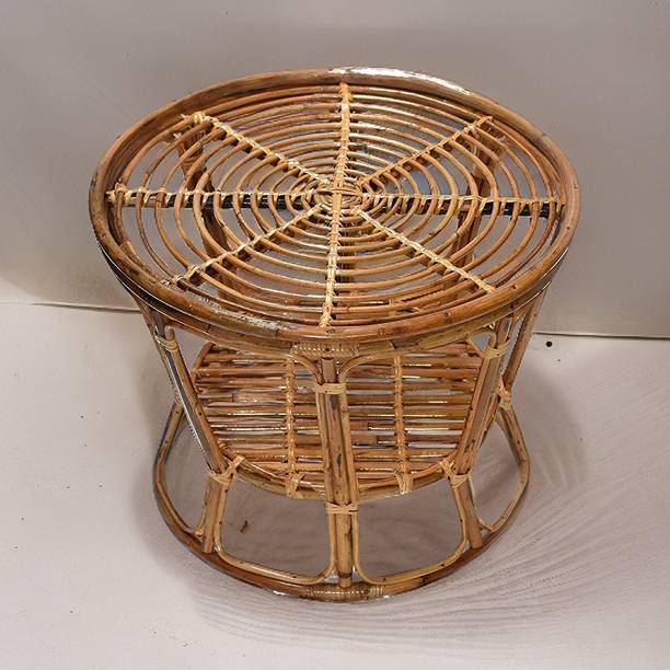 RAINBOW Cane Antique Handmade Coffee Table for Living Room, Garden, Outdoor Corner Table Cane Outdoor Table